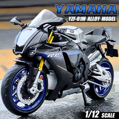 1/12 Yamaha YZF-R1M motorcycle model toy alloy die-casting simulation model motorcycle collection decoration