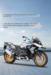 1:12 BMW R1250G Alloy Motorcycle Model