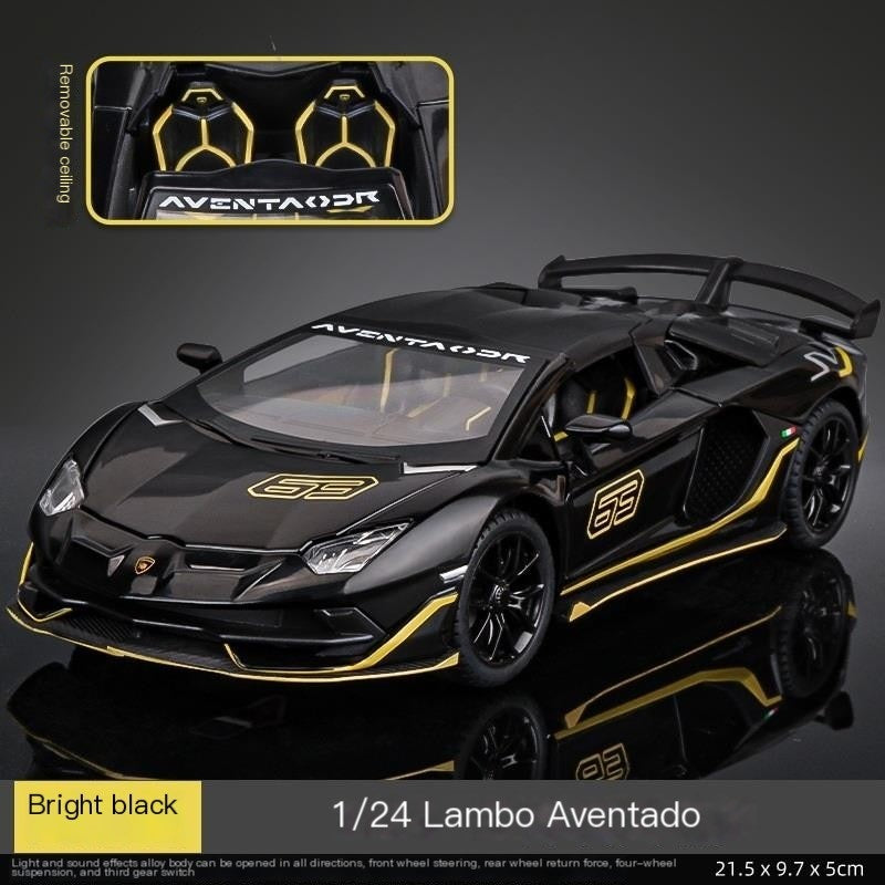 1:24 Lamborghini Aventador SVJ Alloy Car Model