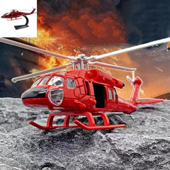 1:72 Huayi J64-3 alloy Black Hawk armed helicopter military model