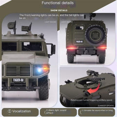 1/32 Tiger Fighting Vehicle Russian Jeep Military Vehicle Alloy Car Model