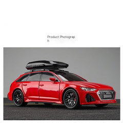1:24 Audi RS6 Alloy Car Sound and Light Boomerang Model