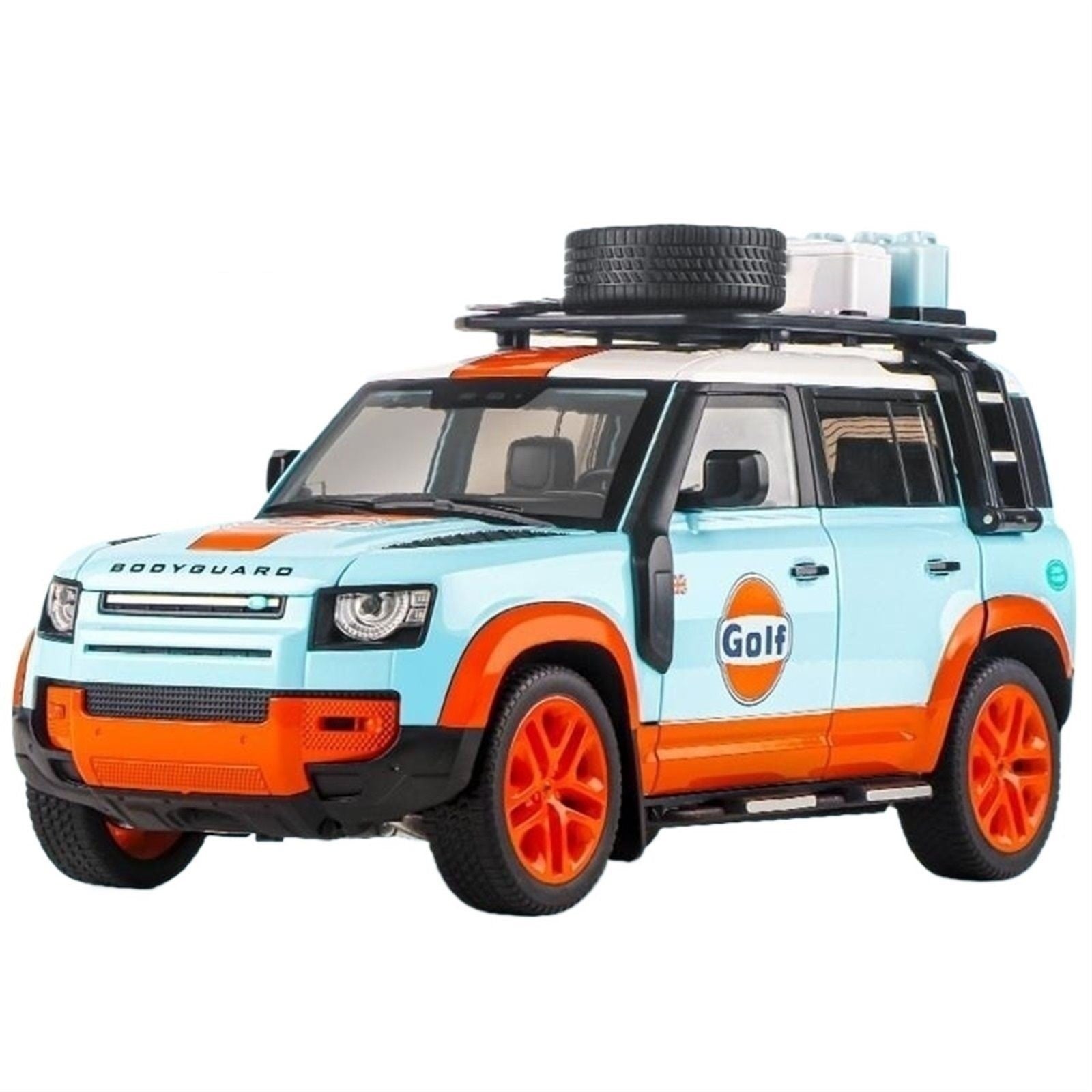 1:18 Land Rover Defender alloy car model off-road vehicle