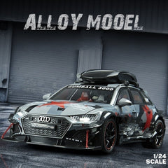 1:24 Alloy Audi RS6 Wagon Modified Car Model