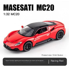 1:32 Simulation Maserati MC20 convertible model metal toy car