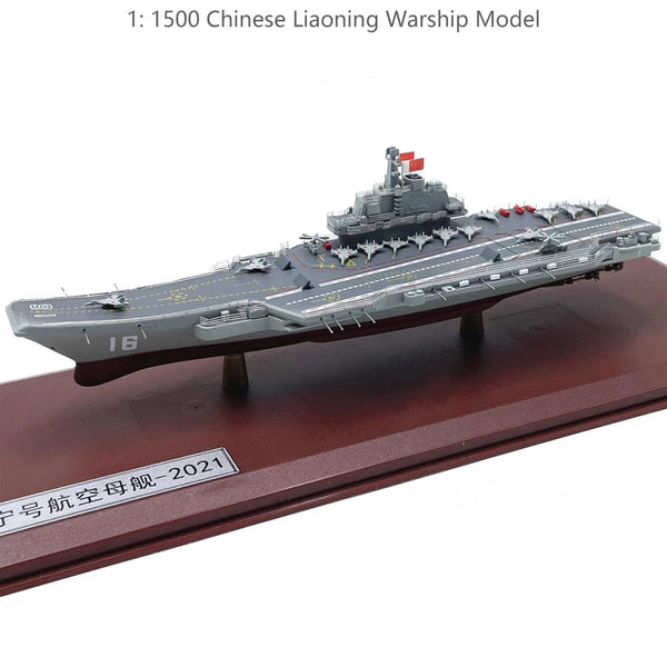 1: 1500 Chinese Liaoning Warship Model Alloy hull Finished product collection model 16#