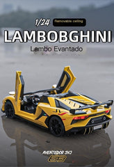 1:24 Lamborghini Aventador SVJ Alloy Car Model