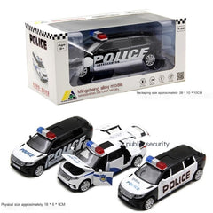1:32 Land Rover police car alloy simulation model
