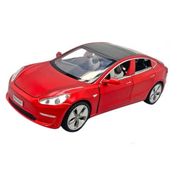 1:32 Tesla Electric Car Model Model 3 Alloy Model