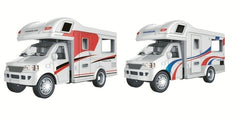 5.5-inch alloy pull-back caravan model