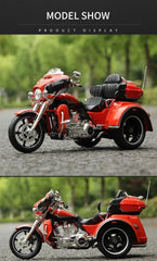 1:12 Harley-Davidson CVO Tri Glide 2021 three-wheeled motorcycle